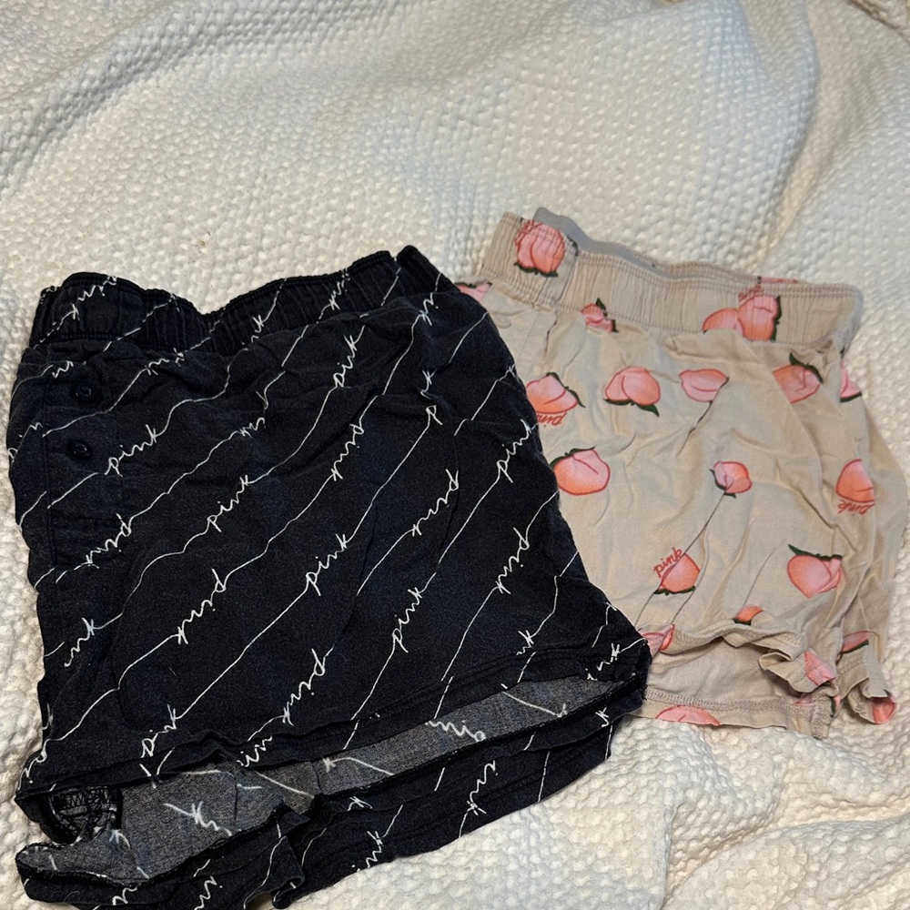 Lot of 2 Victoria’s Secret PINK sleep shorts